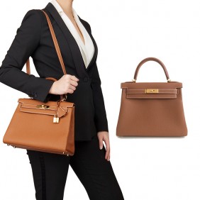 High Quality Kelly Togo Leather Bag