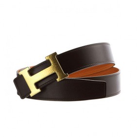 High Quality Reversible Belt with Extremely Rare Martele H Buckle